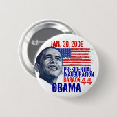 Badge Rond 5 Cm Inauguration d'Obama (Devant & derrière)