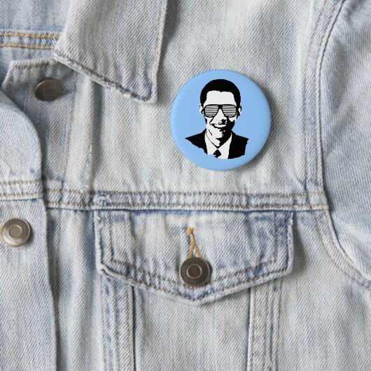 Badge Rond 5 Cm Inauguration d'Obama (En situation)