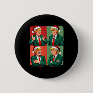 Badge Rond 5 Cm Inauguration du président Donald Trump 2025 Retro 
