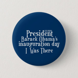 Badge Rond 5 Cm Inauguration du Président Obamas