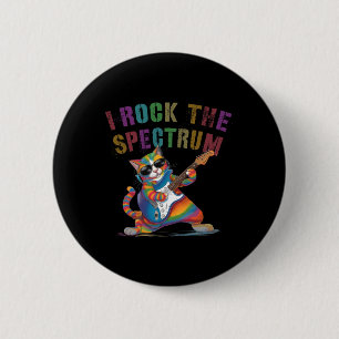 Badge Rond 5 Cm Incroyable Je Fais Rock The Spectrum Maman Papa Mo