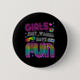 Badge Rond 5 Cm Incroyables filles des années 80 se donnent du bon