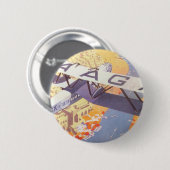 Badge Rond 5 Cm Inde par Imperial Airways (Devant & derrière)