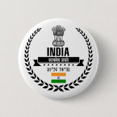 Badge Rond 5 Cm India (Devant)