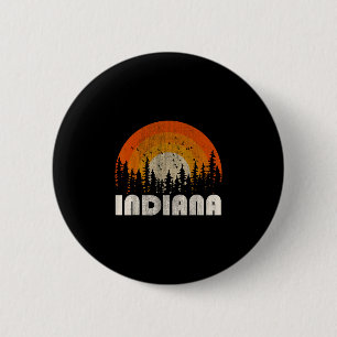 Badge Rond 5 Cm Indiana - drôle nature vintage randonnée 60s 70s 8