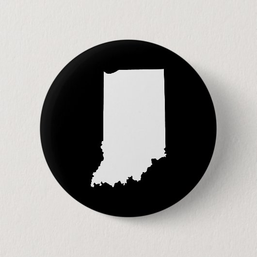 Badge Rond 5 Cm Indiana en blanc et noir (Devant)