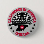 Badge Rond 5 Cm Indianapolis, Indiana (Devant)