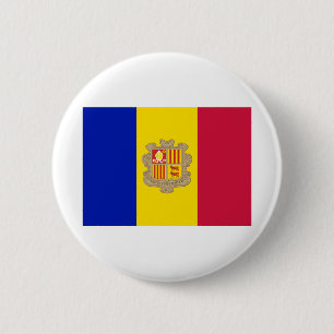 Badge Rond 5 Cm Indicateur Andorre