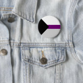 Badge Rond 5 Cm Indicateur de fierté désisexuel (En situation)