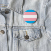 Badge Rond 5 Cm Indicateur de fierté transgenre (En situation)