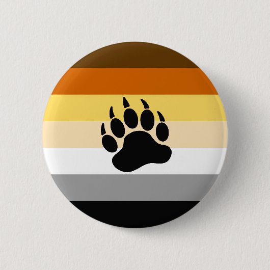Badge Rond 5 Cm Indicateur de la fierté de l'ours (Devant)