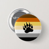 Badge Rond 5 Cm Indicateur de la fierté de l'ours (Devant & derrière)