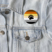 Badge Rond 5 Cm Indicateur de la fierté de l'ours (En situation)