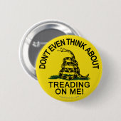 Badge Rond 5 Cm Indicateur Gadsden mis à jour (Devant & derrière)