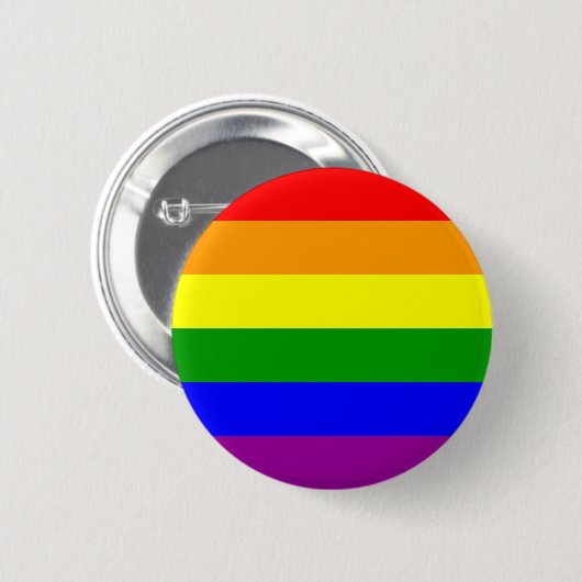 Badge Rond 5 Cm Indicateur gay pride (Devant & derrière)
