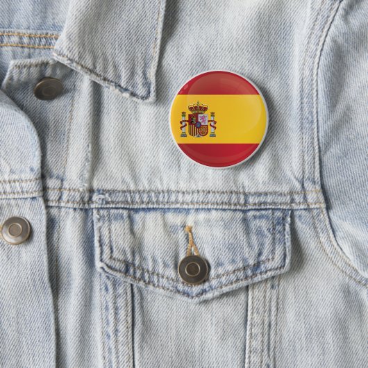 Badge Rond 5 Cm Indicateur Icône Arrondi Espagne (En situation)