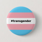 Badge Rond 5 Cm Indicateur LGBTQI+ de la fierté transgenre (Devant)