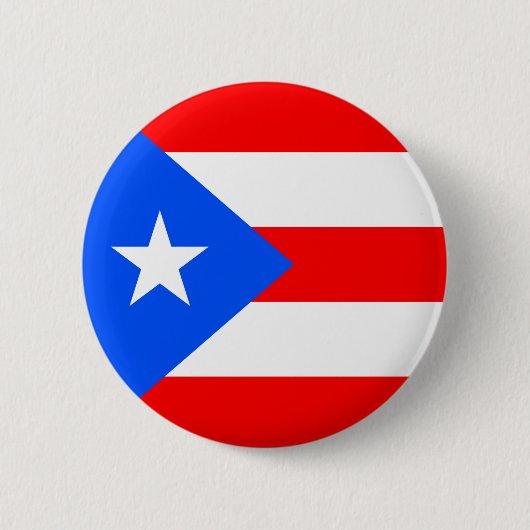 Badge Rond 5 Cm Indicateur Porto Rico (Devant)