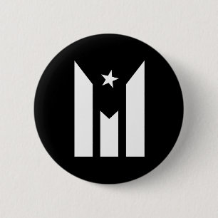 Badge Rond 5 Cm Indicateur Porto Rico