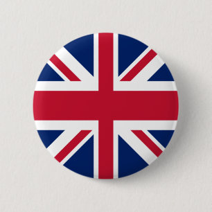 Badge Rond 5 Cm Indicateur Union Jack
