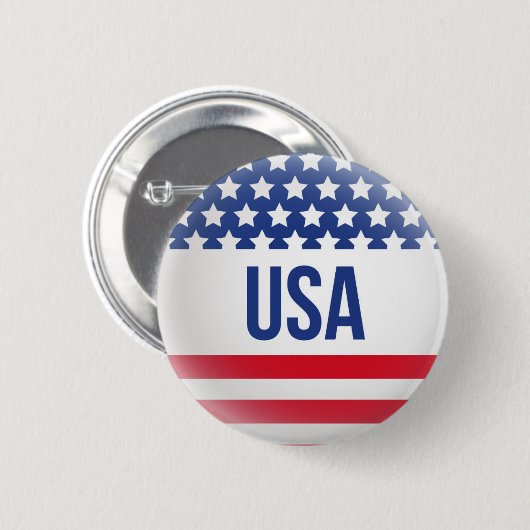 Badge Rond 5 Cm Indicateur USA (Devant & derrière)