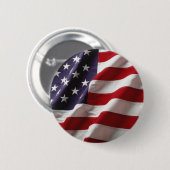 Badge Rond 5 Cm Indicateur USA -Bouton- (Devant & derrière)