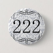 Badge Rond 5 Cm Indicatif régional 222 (Devant)