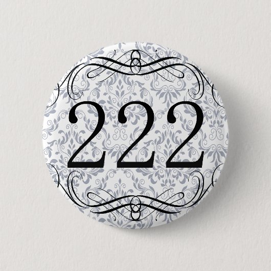 Badge Rond 5 Cm Indicatif régional 222 (Devant)