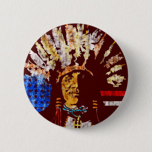 Badge Rond 5 Cm Indien