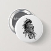 Badge Rond 5 Cm Indien (Devant & derrière)