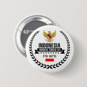 Badge Rond 5 Cm Indonésie (Devant & derrière)