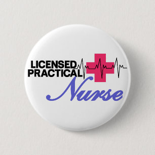 Badge Rond 5 Cm Infirmier auxiliaire autorisé
