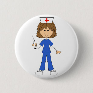 Badge Rond 5 Cm Infirmière