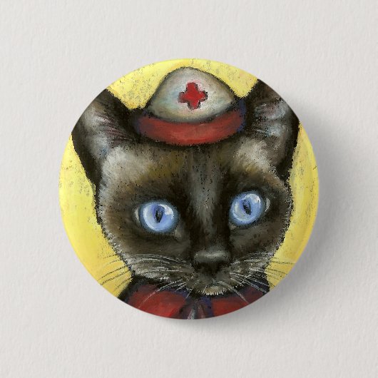 Badge Rond 5 Cm Infirmière (Devant)