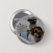 Badge Rond 5 Cm Infirmière (Devant & derrière)