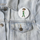 Badge Rond 5 Cm Infirmière (En situation)