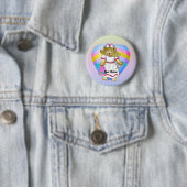 Badge Rond 5 Cm Infirmière Betsy Bear (En situation)