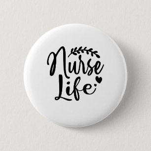 Badge Rond 5 Cm Infirmière Cadeau Infirmière Vie