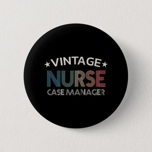 Badge Rond 5 Cm Infirmière Coque responsable Femmes (Devant)