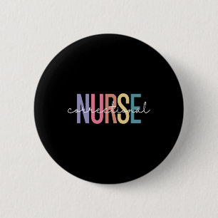 Badge Rond 5 Cm Infirmière correctionnelle Infirmière médico-légal