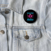 Badge Rond 5 Cm Infirmière de dialyse (En situation)