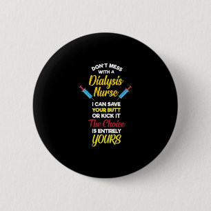 Badge Rond 5 Cm Infirmière de dialyse