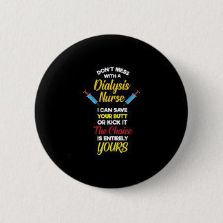 Badge Rond 5 Cm Infirmière de dialyse