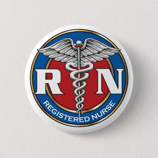 Badge Rond 5 Cm infirmière de la RN (Devant)