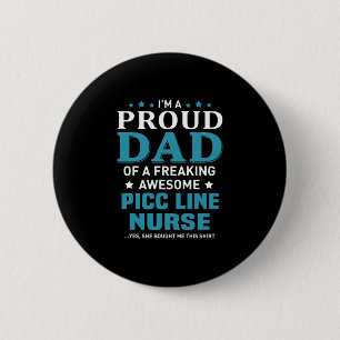 Badge Rond 5 Cm Infirmière de ligne PICC