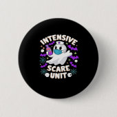 Badge Rond 5 Cm Infirmière de l'unité de soins intensifs Halloween (Devant)