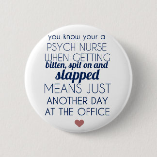 Badge Rond 5 Cm Infirmière de Psych
