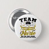 Badge Rond 5 Cm Infirmière de quart de nuit (Devant & derrière)