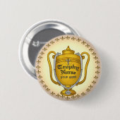 Badge Rond 5 Cm Infirmière de trophée (Devant & derrière)