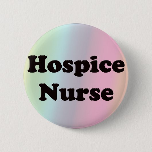 Badge Rond 5 Cm Infirmière d'hospice (Devant)